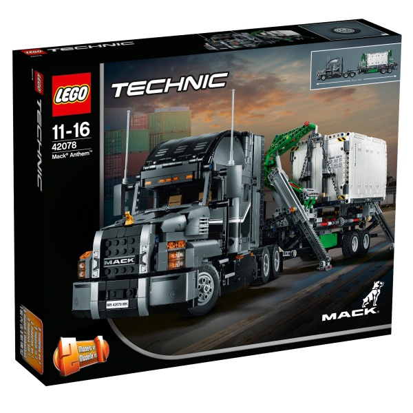 Lego Technic Mack Anthem 11-16 Ani+ 2595 Piese 42078
